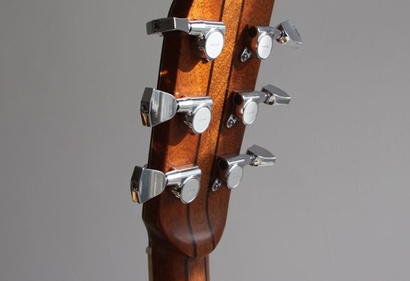 mahogany neck, montgomery guitars